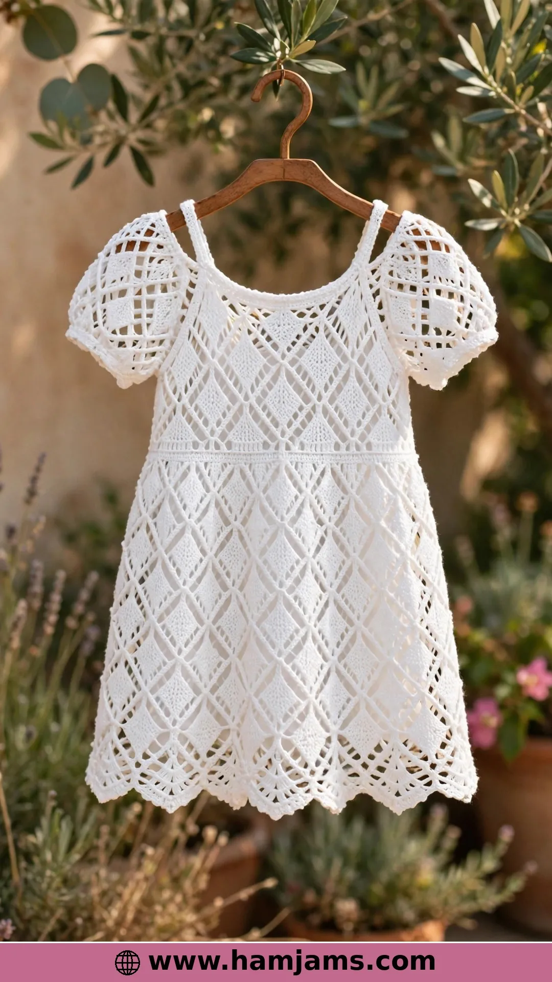 Diamond Openwork for Twirling Toddlers