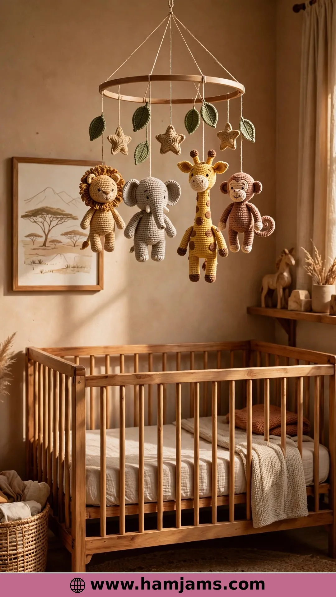 Safari Friends: Lion, Elephant, Giraffe and Monkey