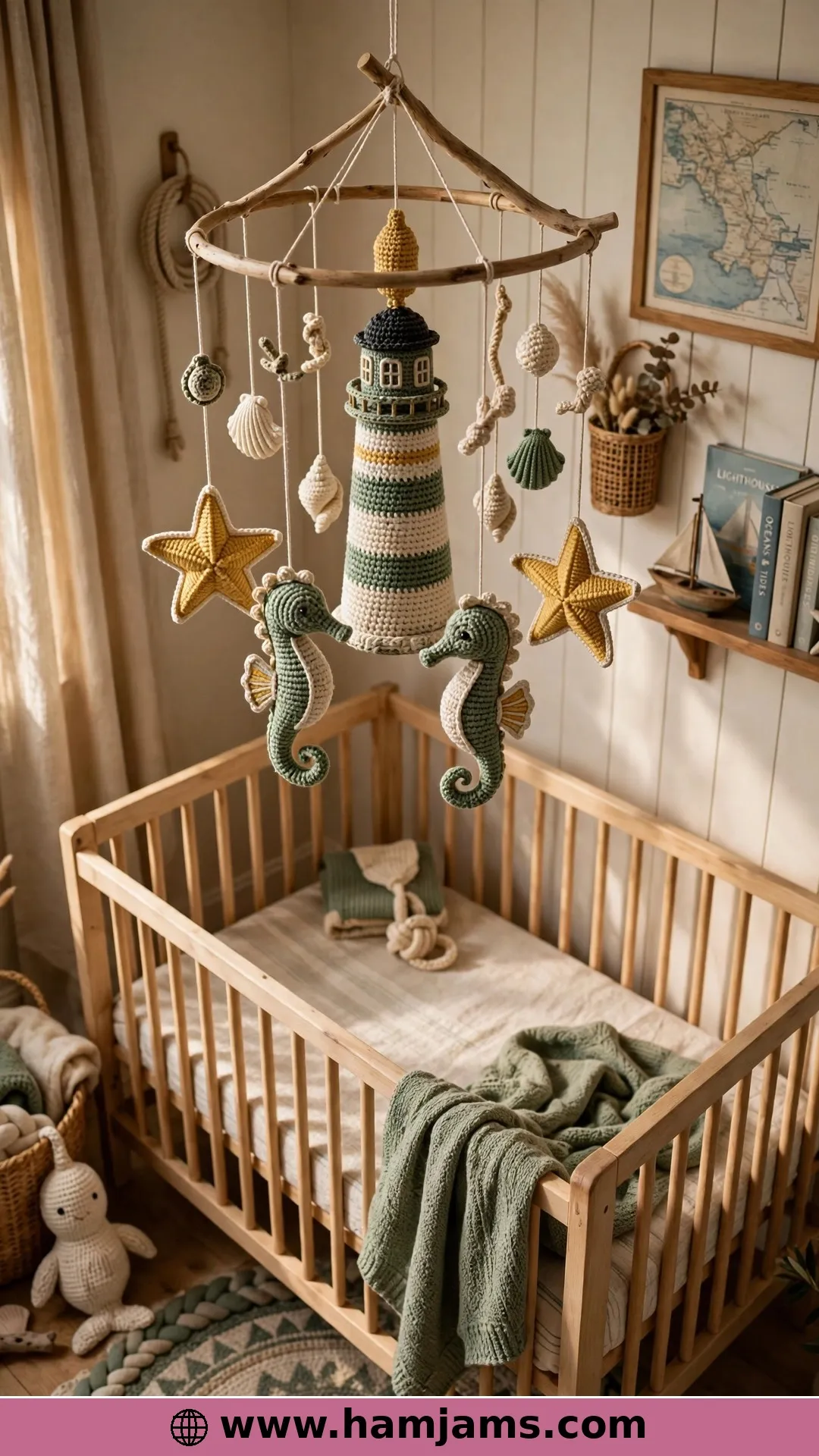 A Lighthouse, Starfish and Seahorses