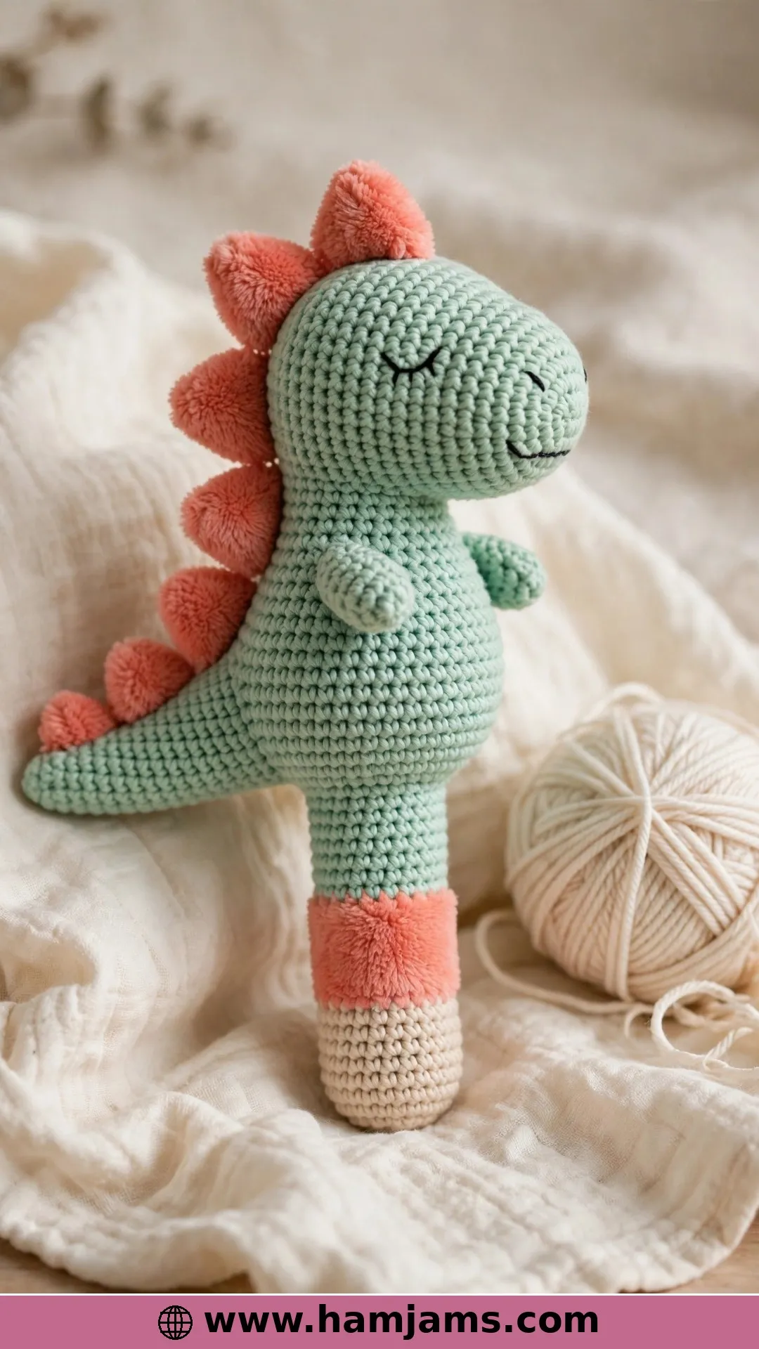 A Dino Rattle With a Friendly Grin