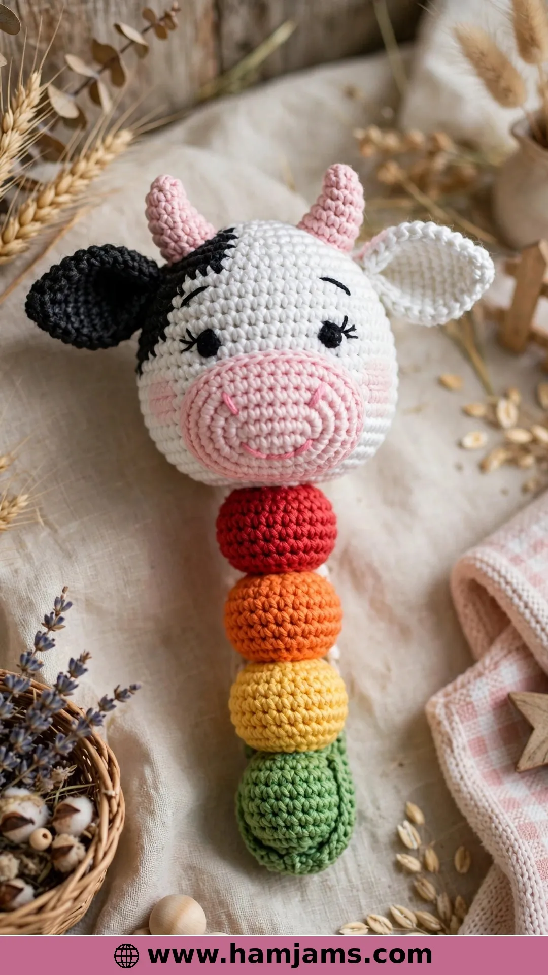 Cleo the Cow With Her Rainbow Stem