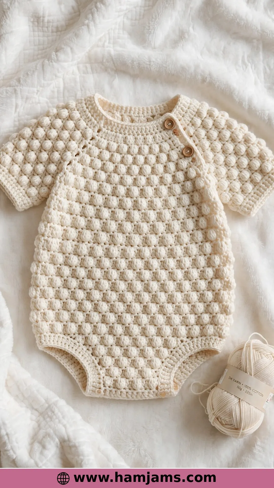Bobbly Texture From the Yoke Down