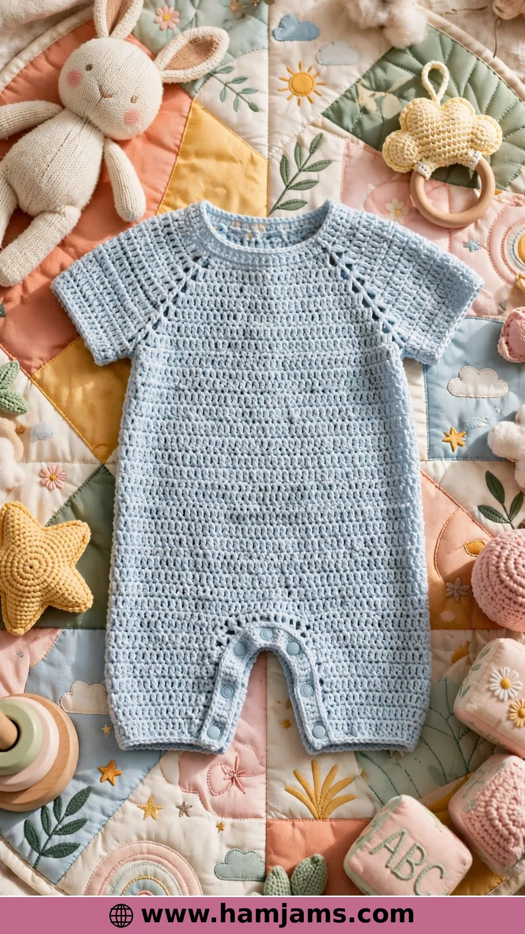 Grit Stitch With Snap-Button Changes