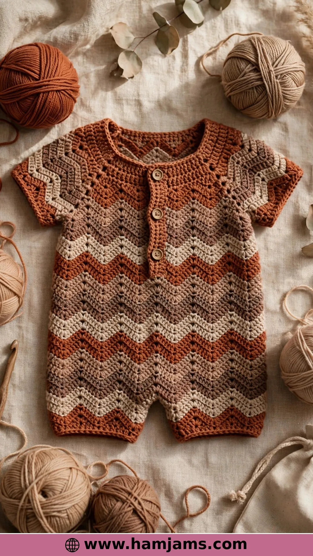 Earthy Zigzags in Cotton Light