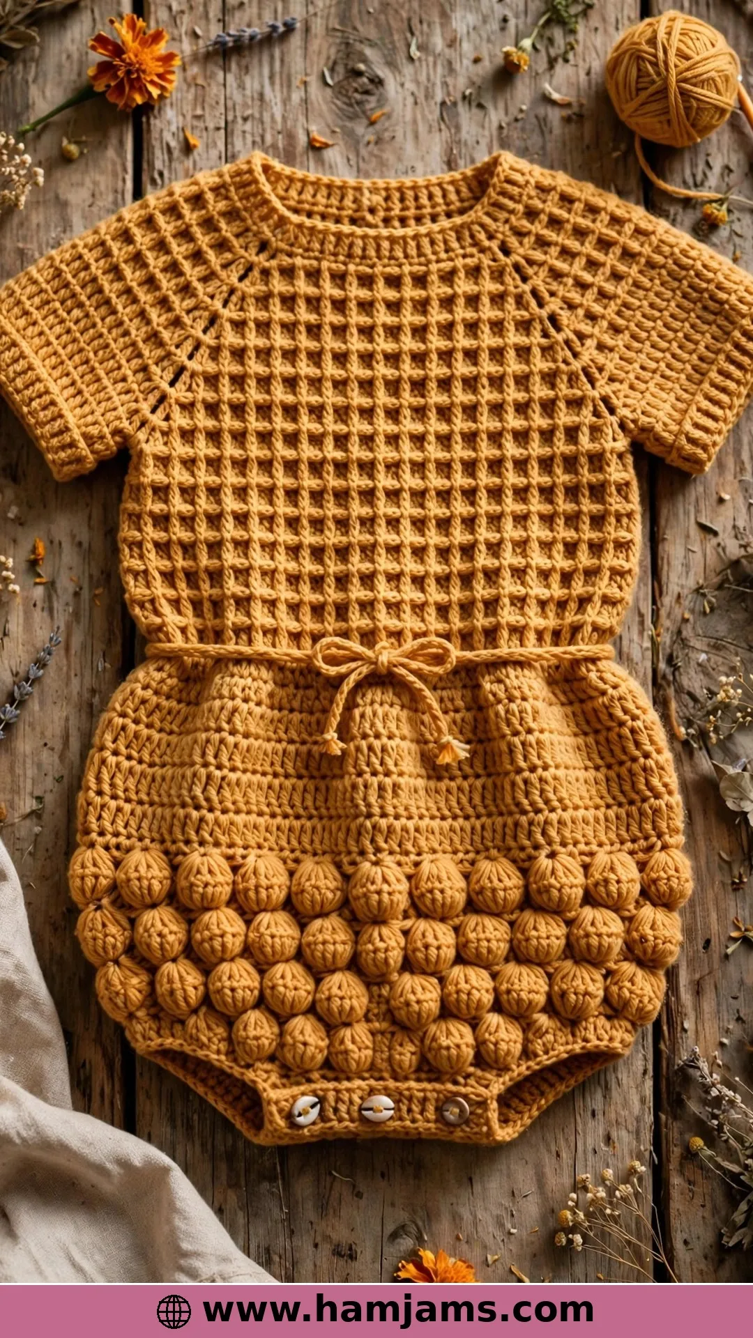 Waffle Stitch Meets Puff Stitch