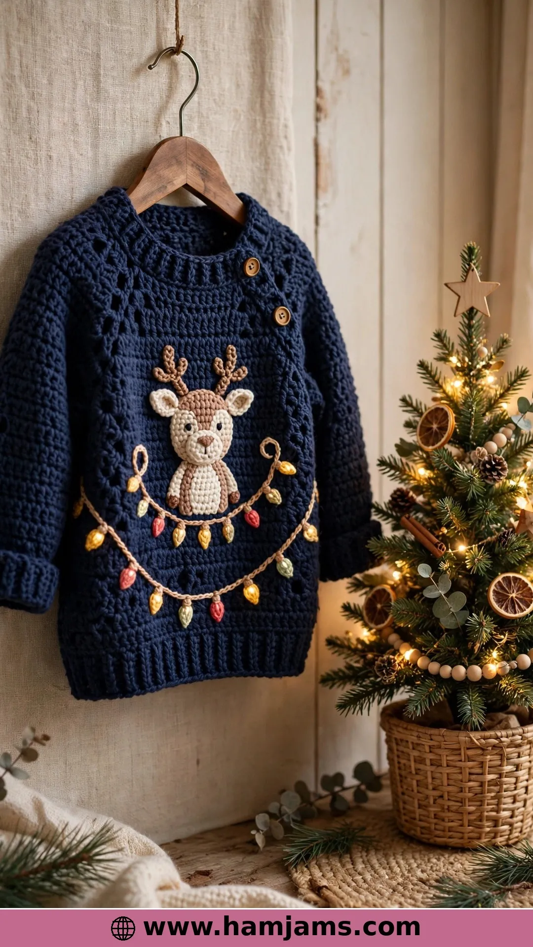 A Reindeer Sweater That Starts at 3–6 Months
