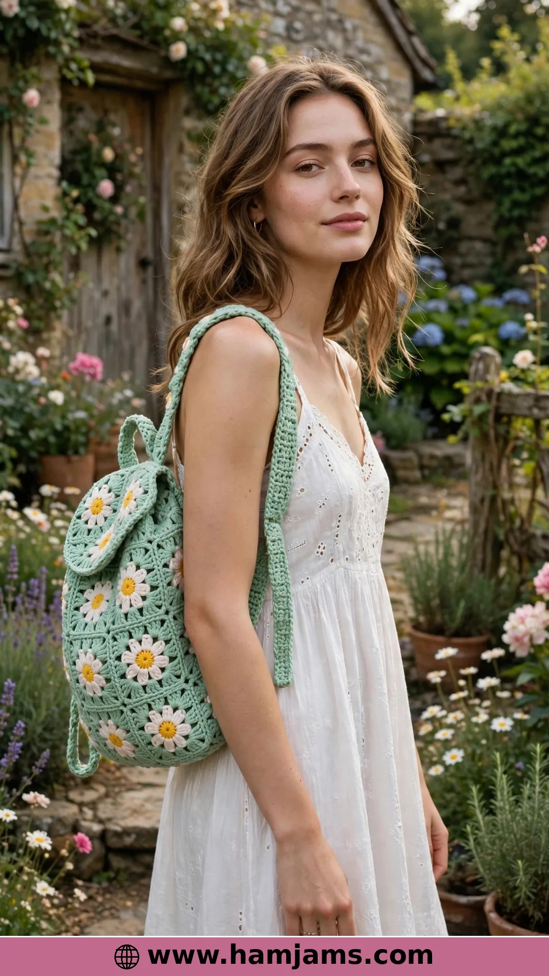 Daisy Squares in Fresh Mint