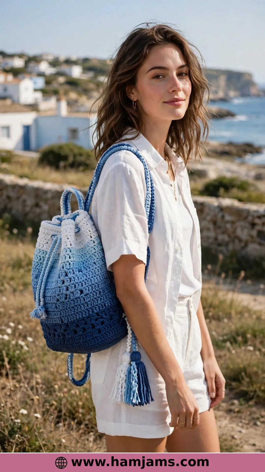 Ocean Blues and a Layered Tassel