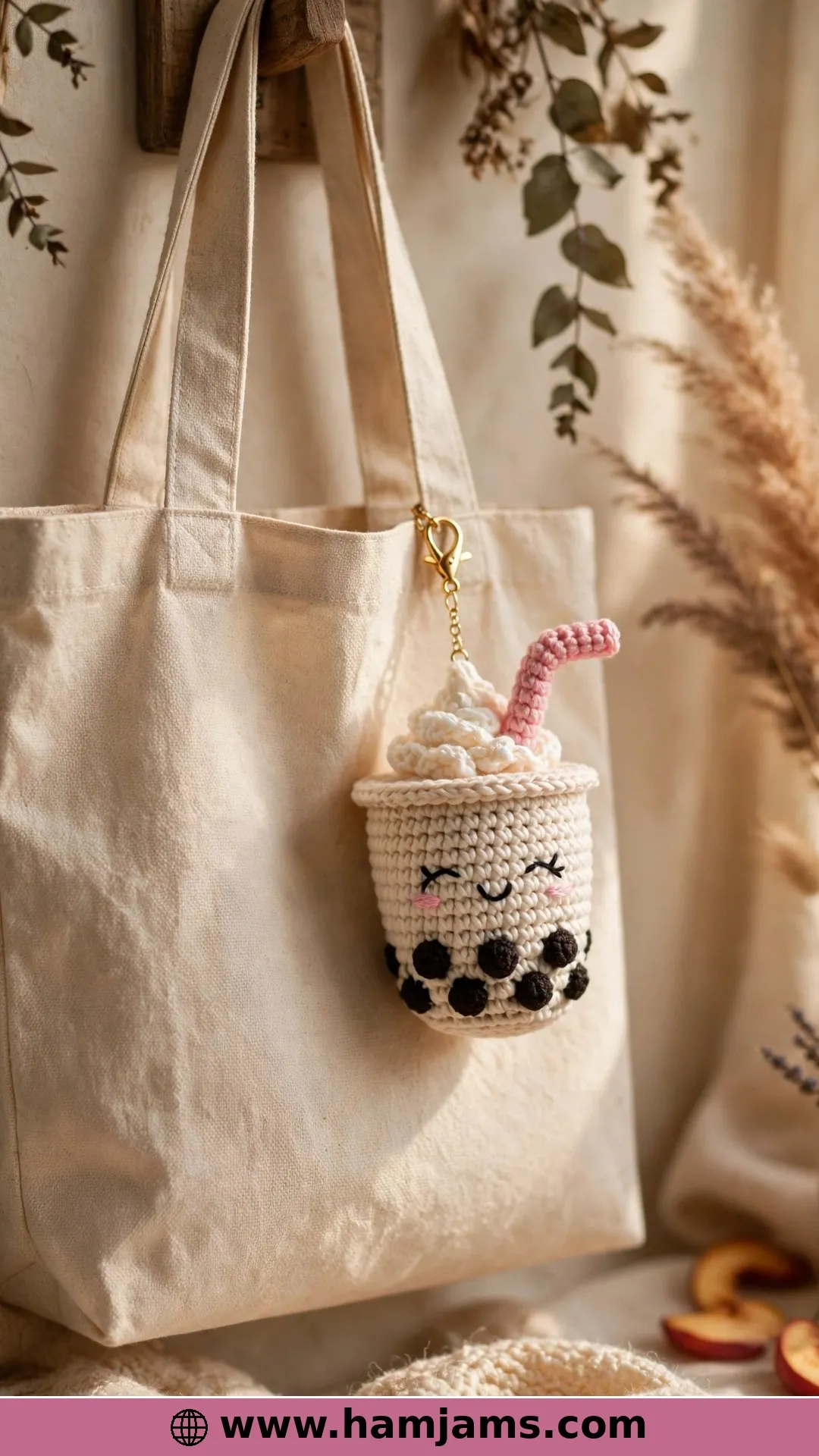 Bubble Tea With Bobble-Stitch Boba Pearls