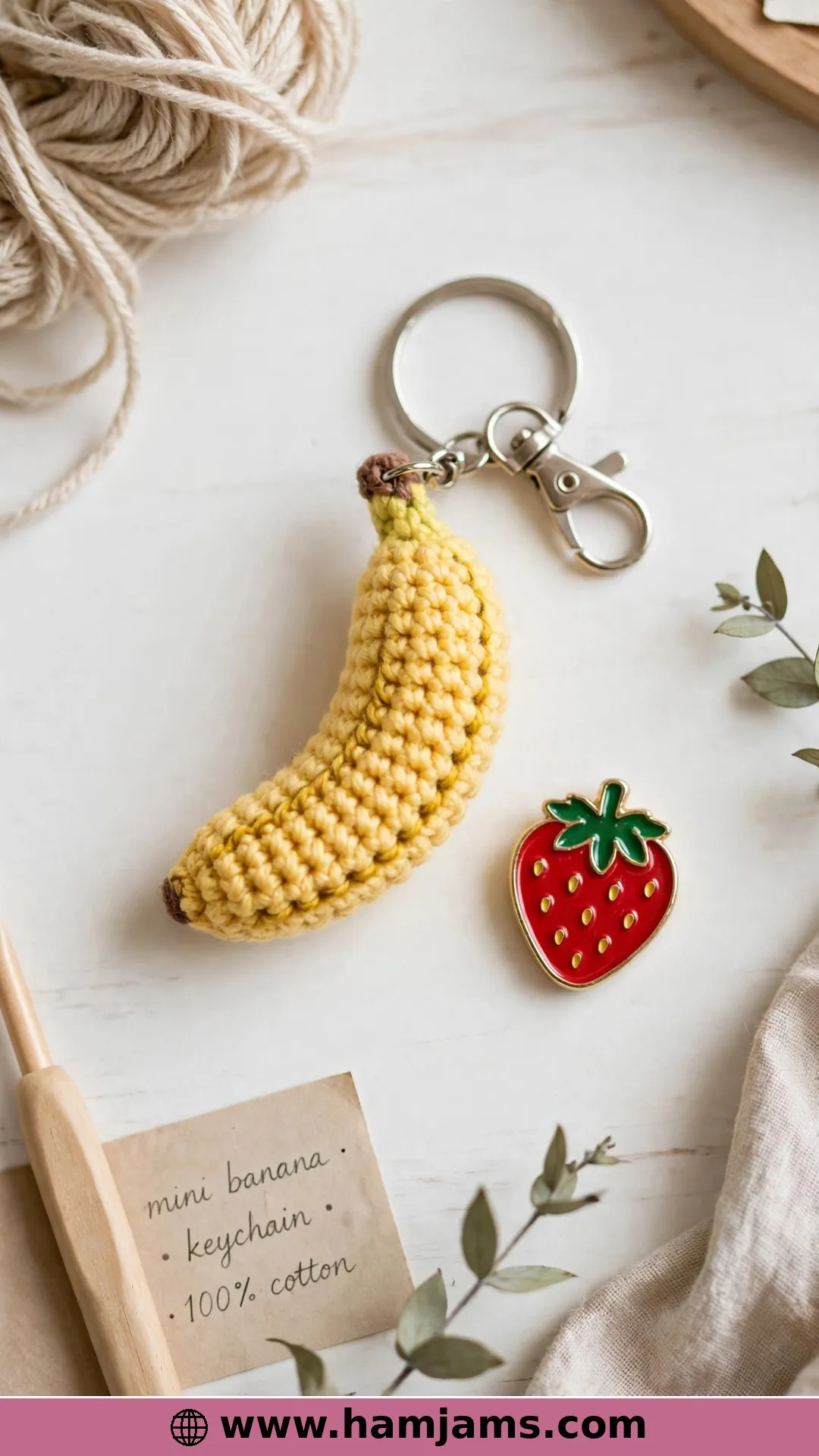 A Tiny Banana for Keys, Magnets and Little Hands