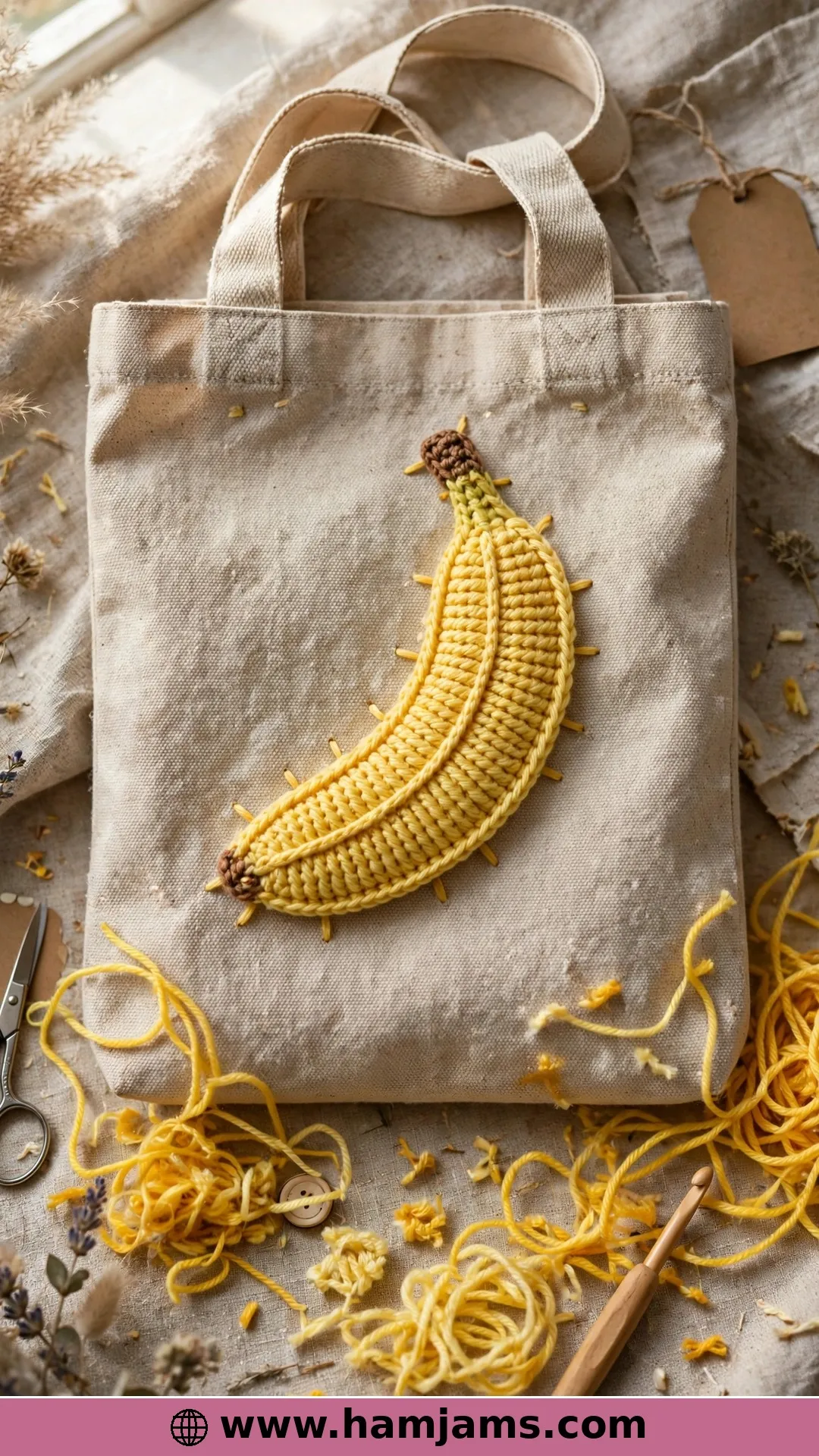A Flat Banana Appliqué for Everything