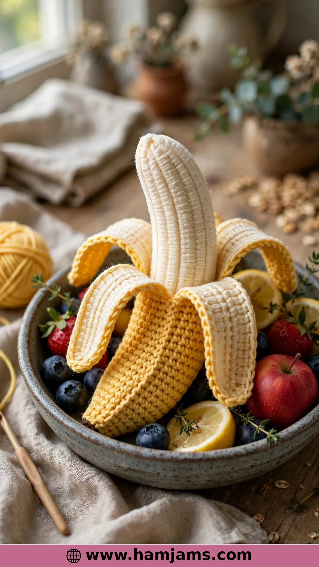 A Curved Peeled Banana for Kitchen Decoration