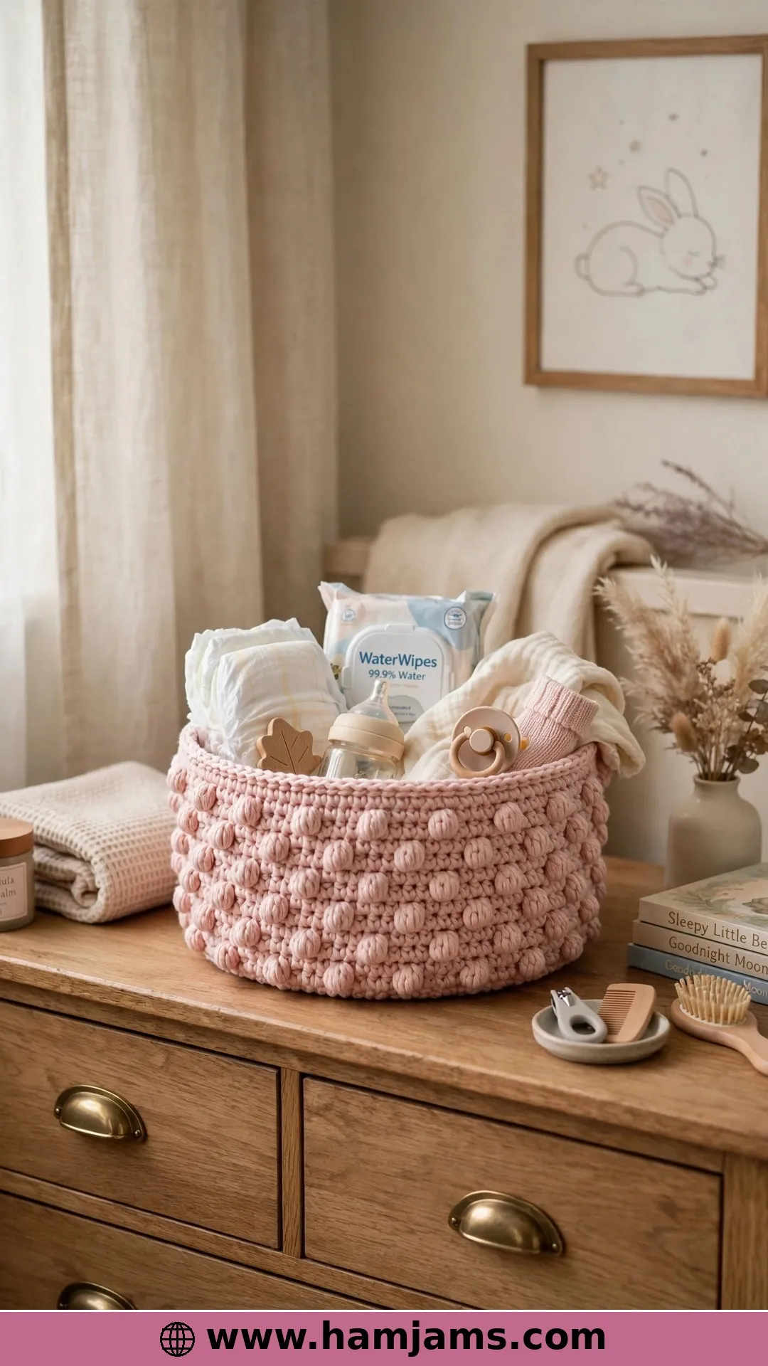 The Beginner Bobble Basket in Three Sizes