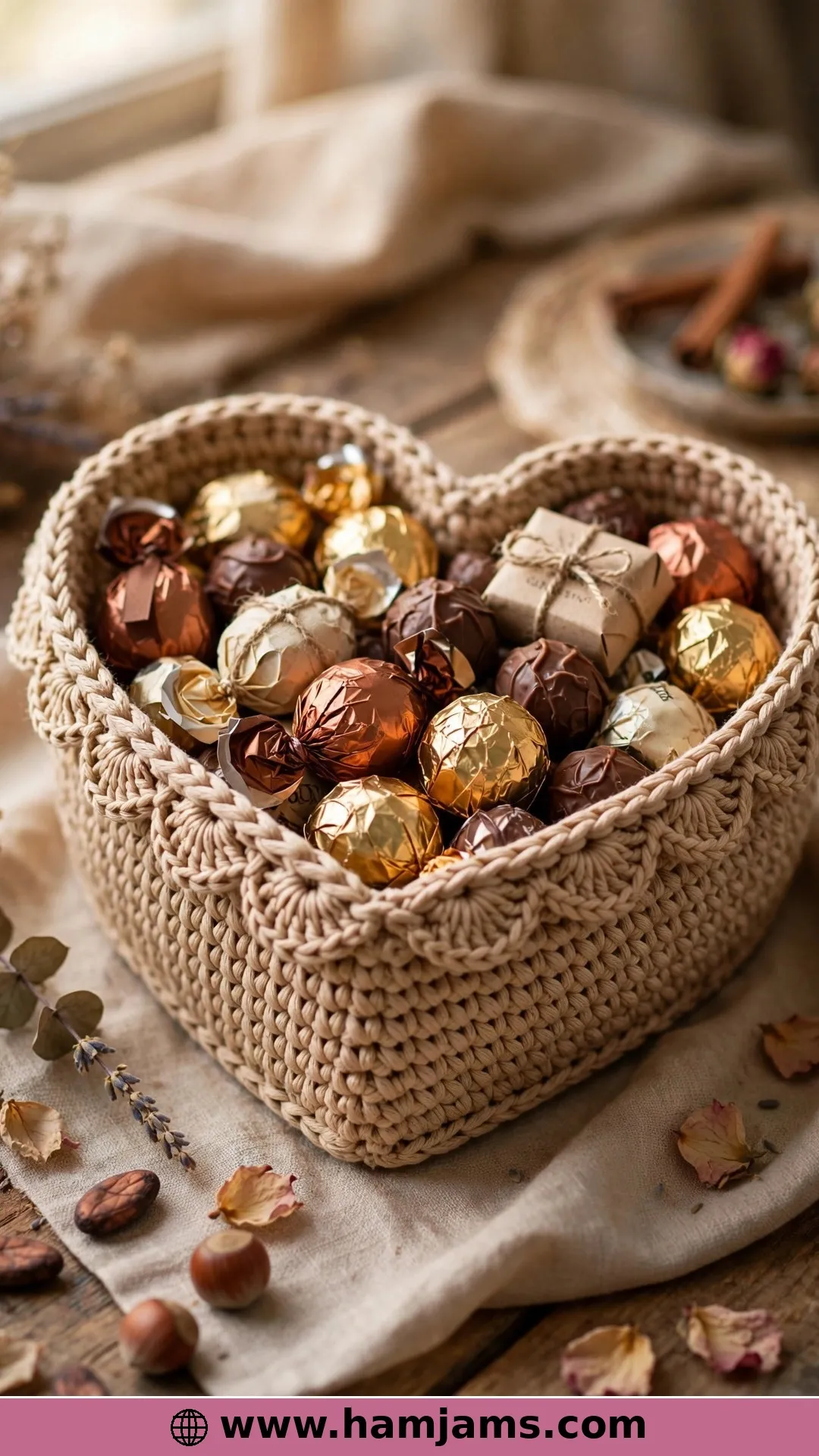 The Sweet Heart-Shaped Basket