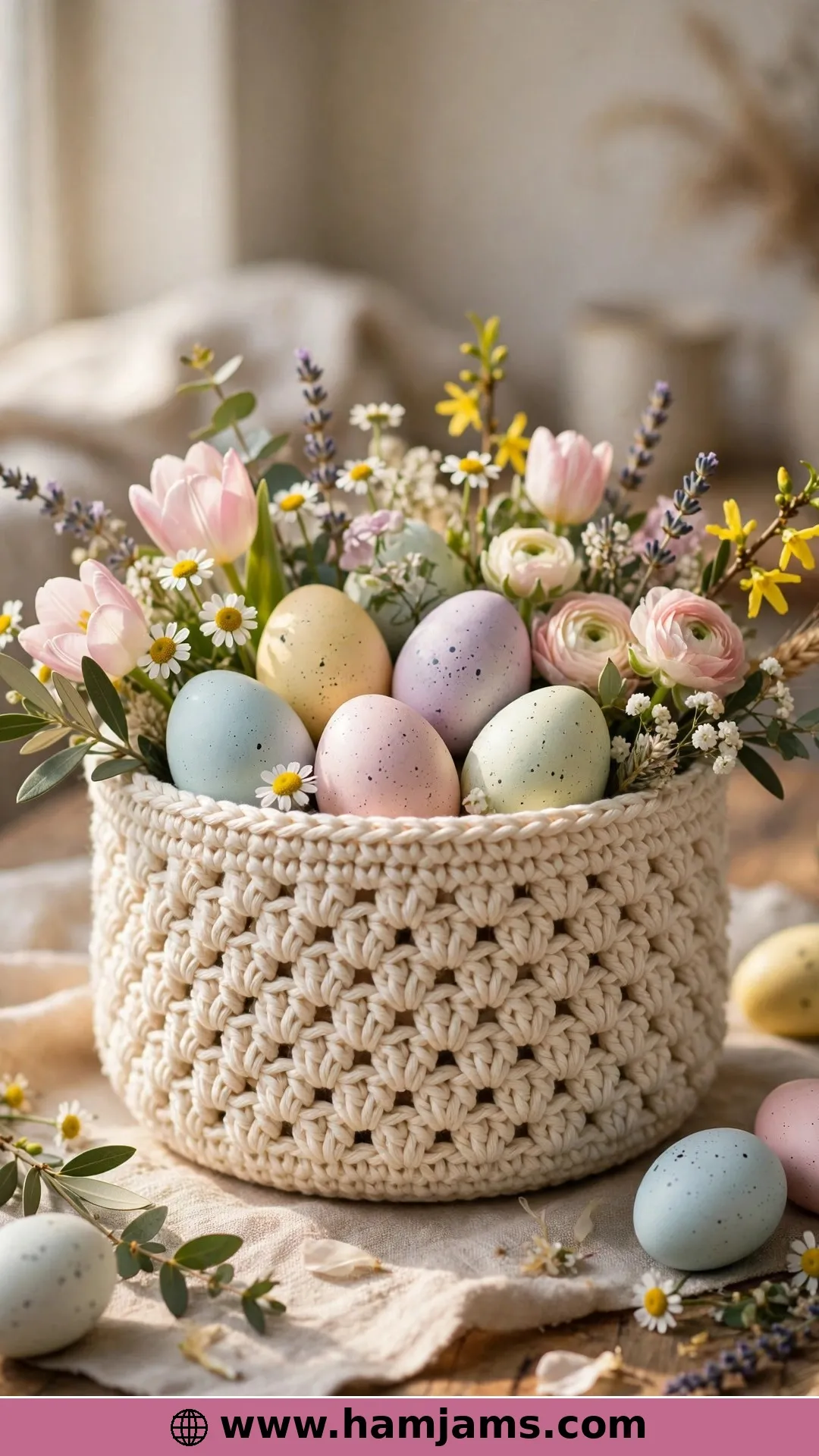The Jasmine Stitch Easter Basket