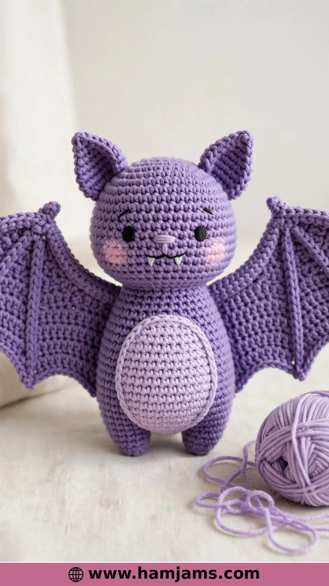 A Pocket Pet Bat in Purple or Grey
