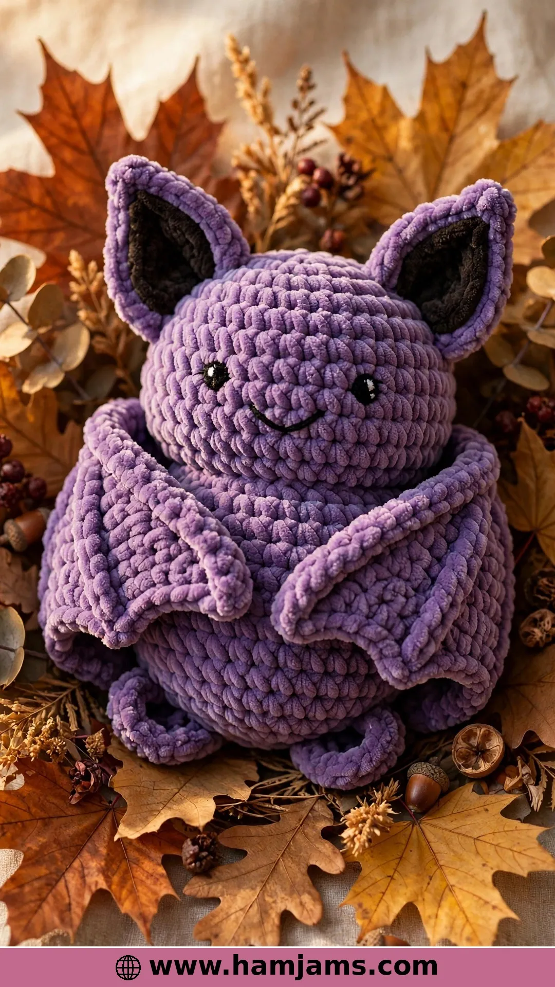 A Squishy Chenille Bat in Under Two Hours
