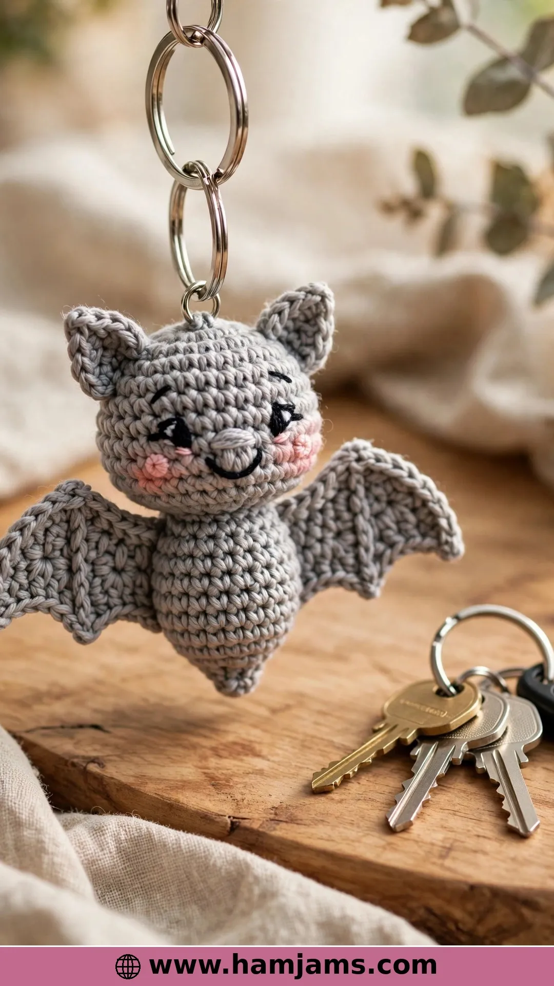 A Mini Bat for Keys and Backpacks
