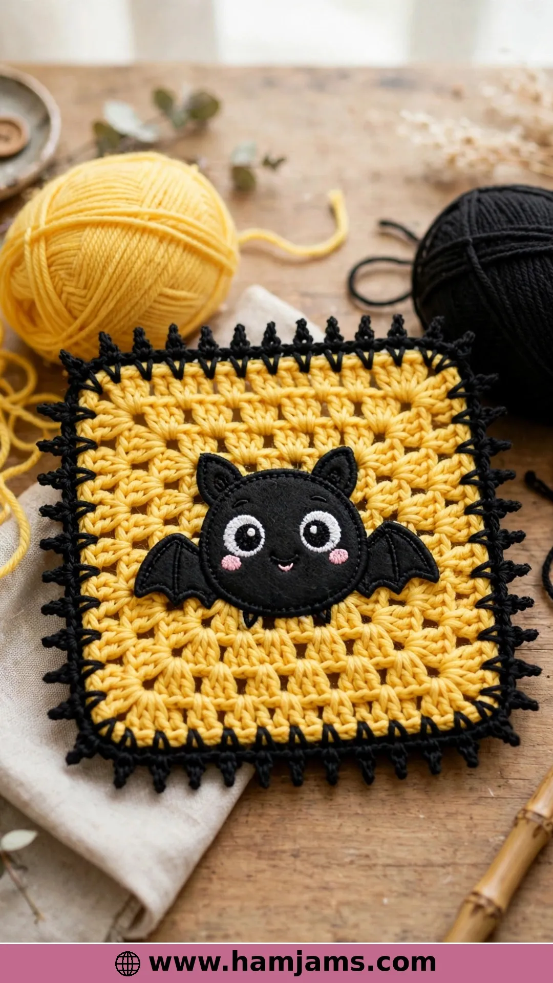The Bat Square for Blankets and Bags