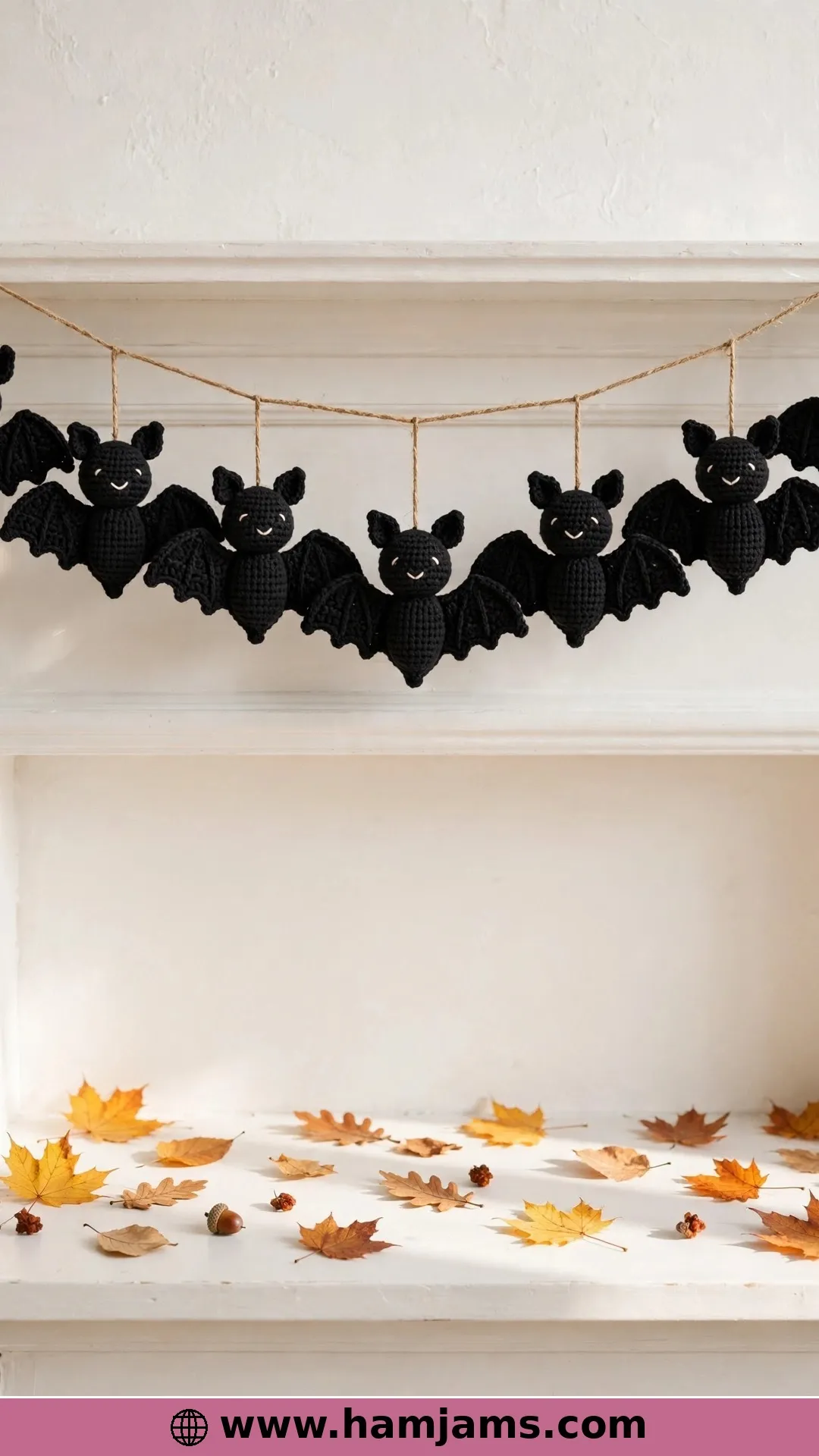 Bat Bunting for the Mantel