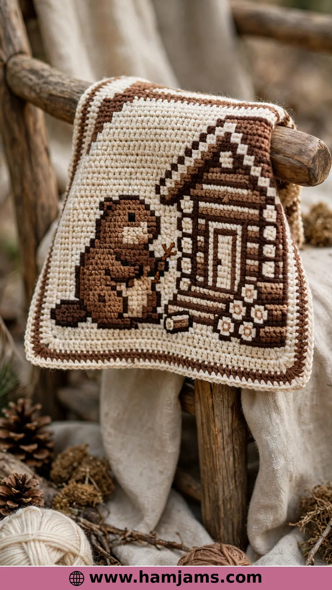 The Woodland Winter Graph Square