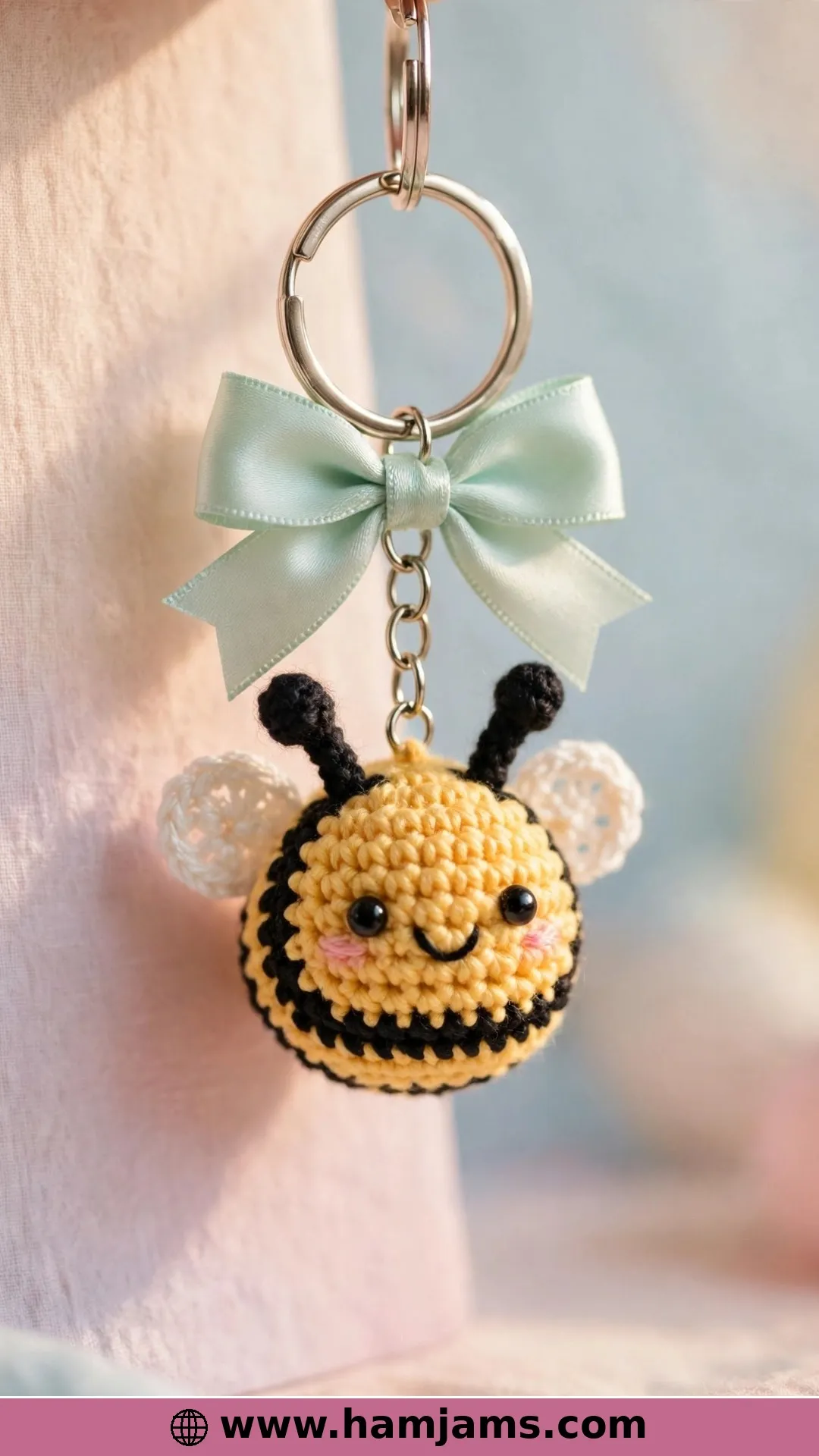 The Kawaii Bumblebee With a Mint Bow
