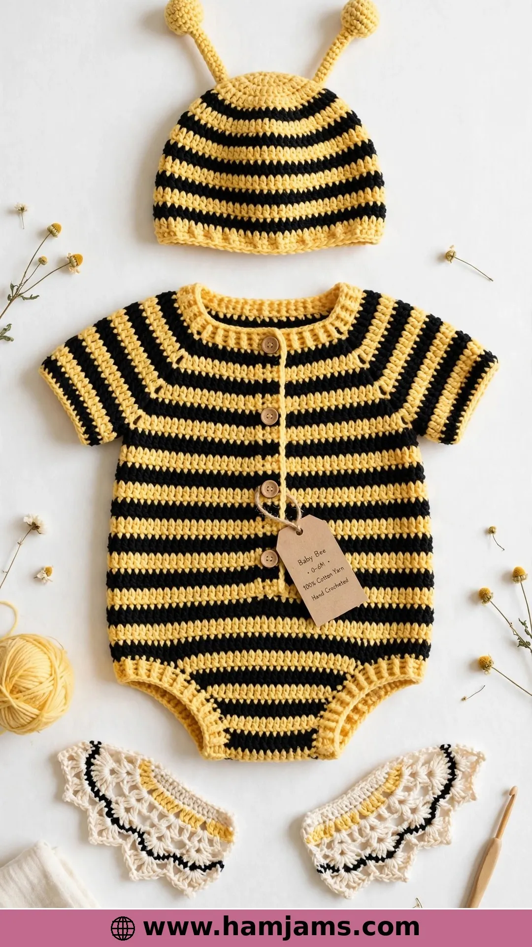 The Baby Bee Costume Set