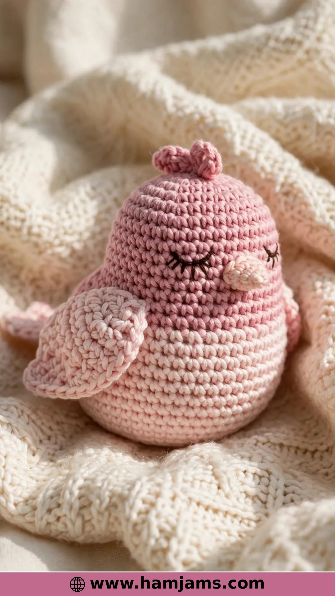 A Blushing Pink Little Bird