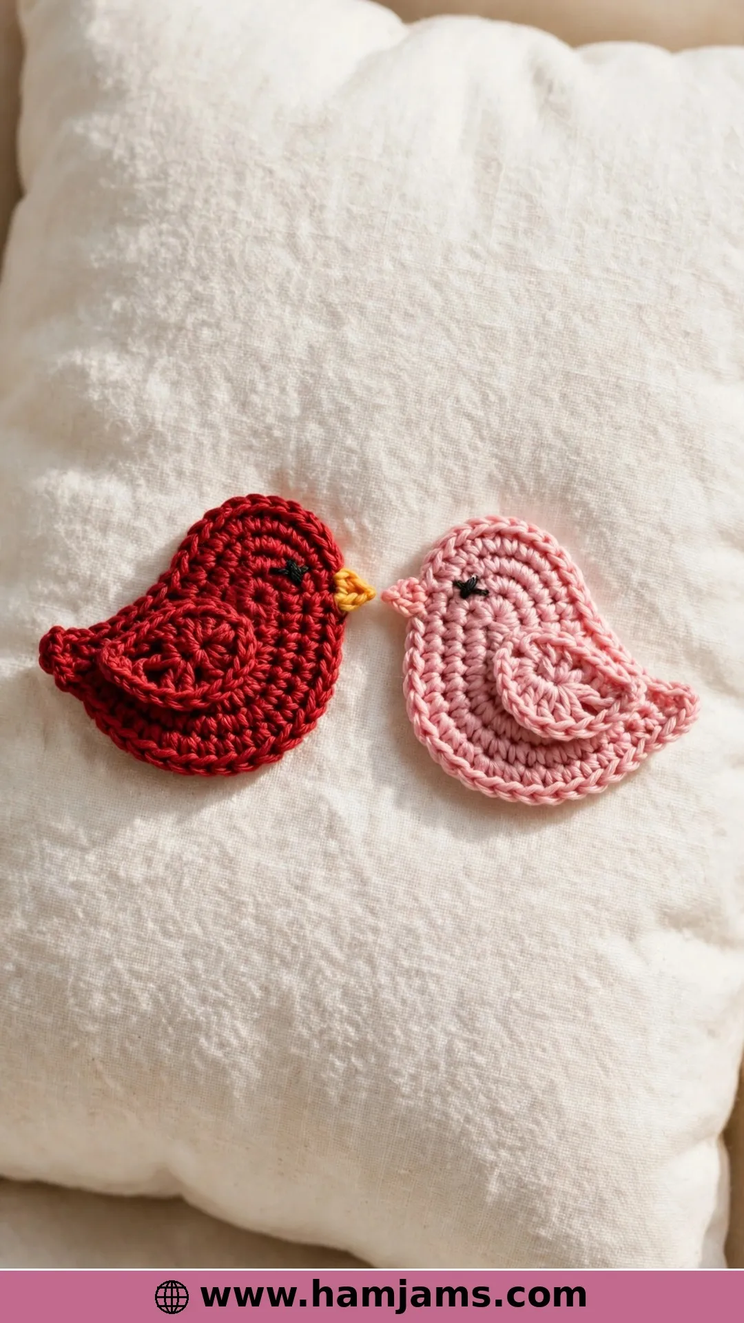 Love Birds Appliqué, a Pair for Sweet Makes