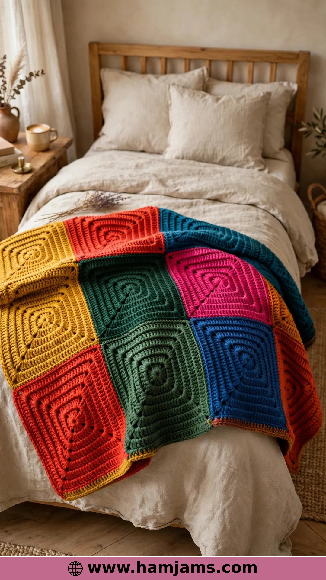 Log Cabin Colour Play, Block by Block