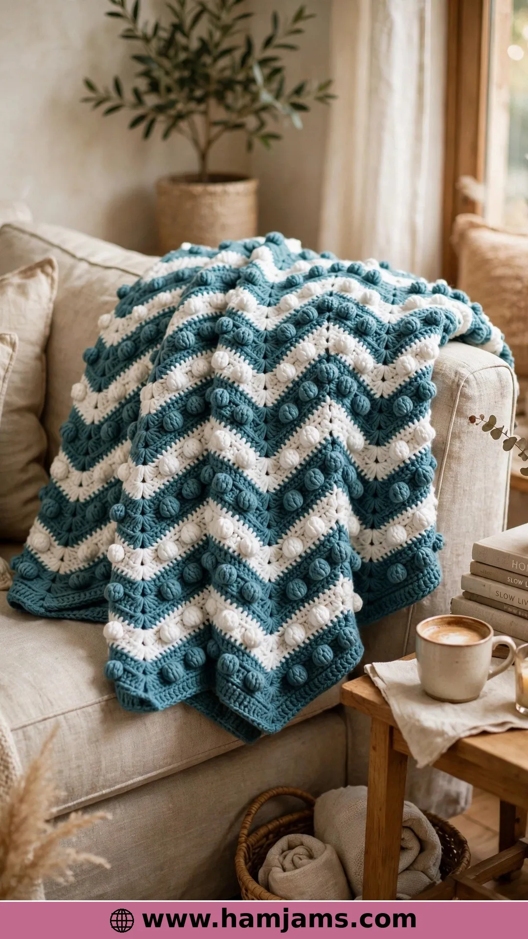 Chevrons With Bobbles for Game Day