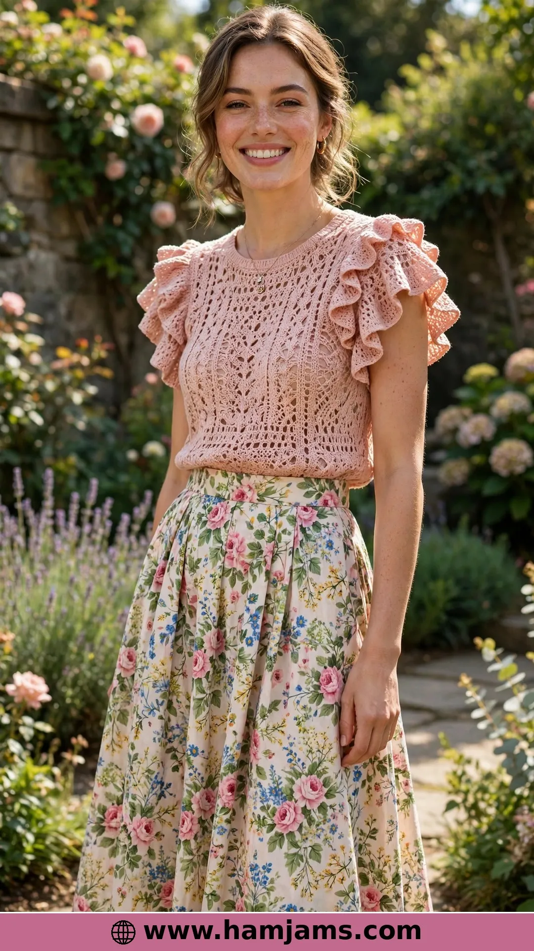 The Chic Whimsy Ruffle-Sleeve Blouse