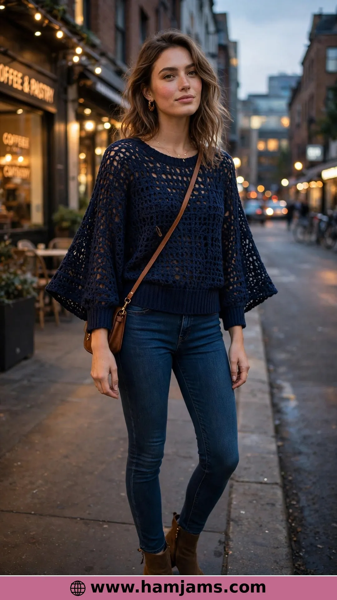 The Starry Night Batwing Blouse