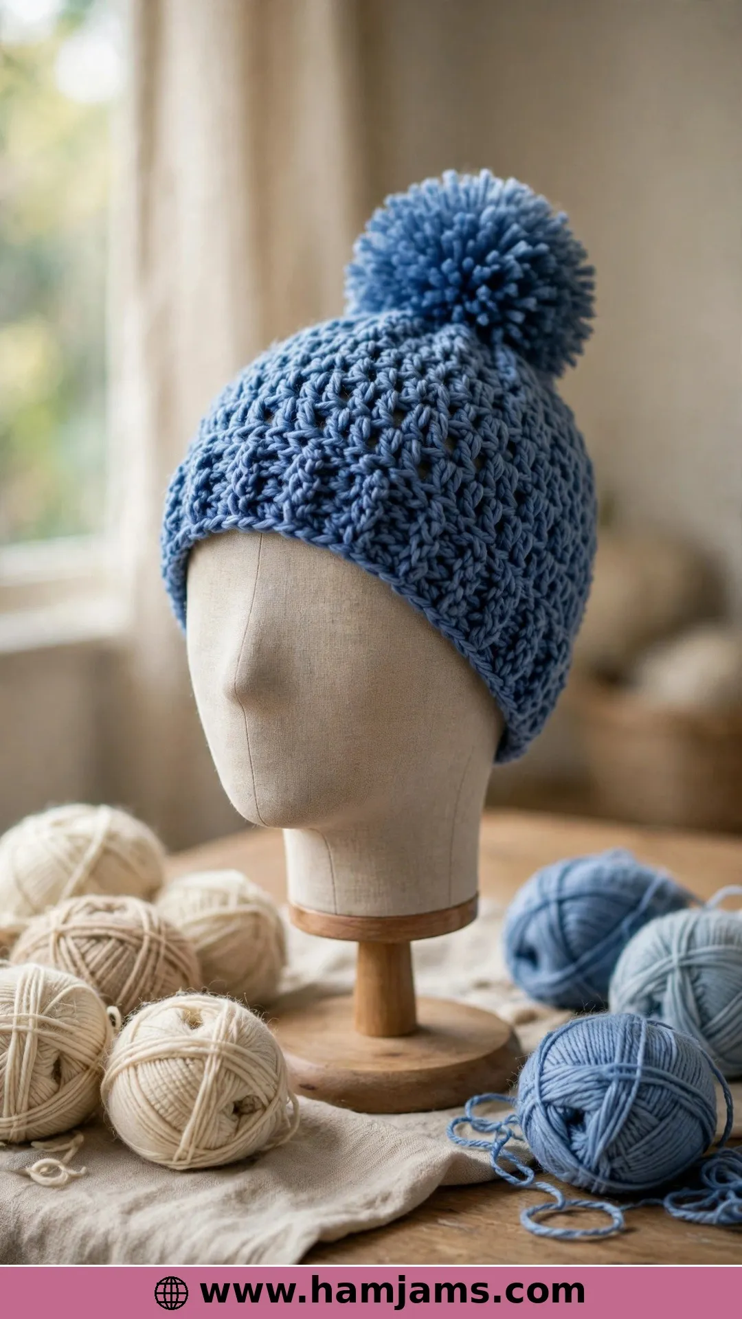 A Beanie in Bluebird Blues