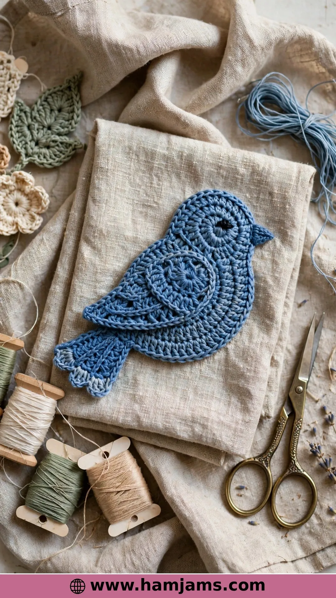 A Vintage Bird Applique