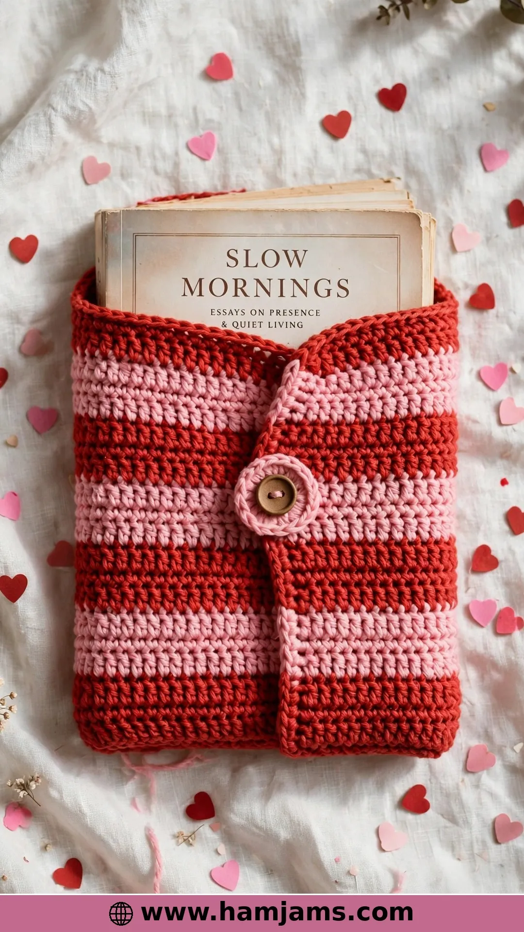 Sweet Stripes With a Button-and-Loop Close