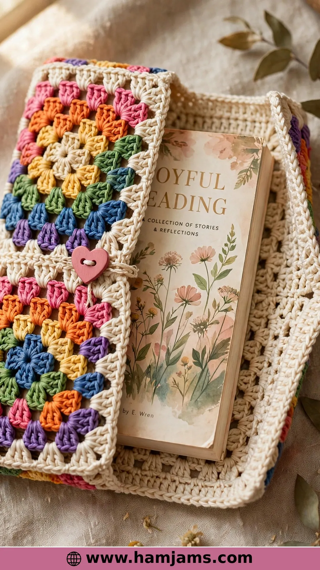 One Big Granny Square, Folded Into a Sleeve