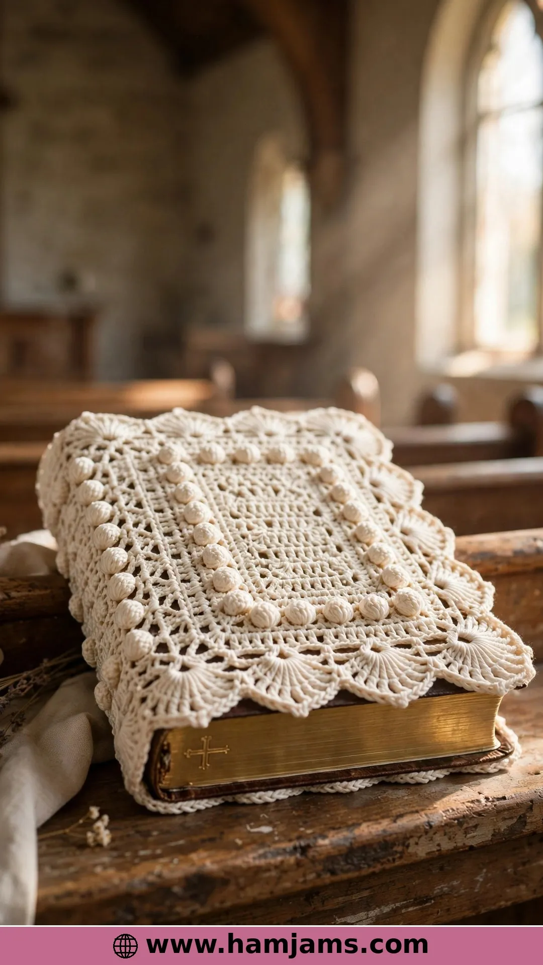 Lace and Puffs for a Cherished Bible