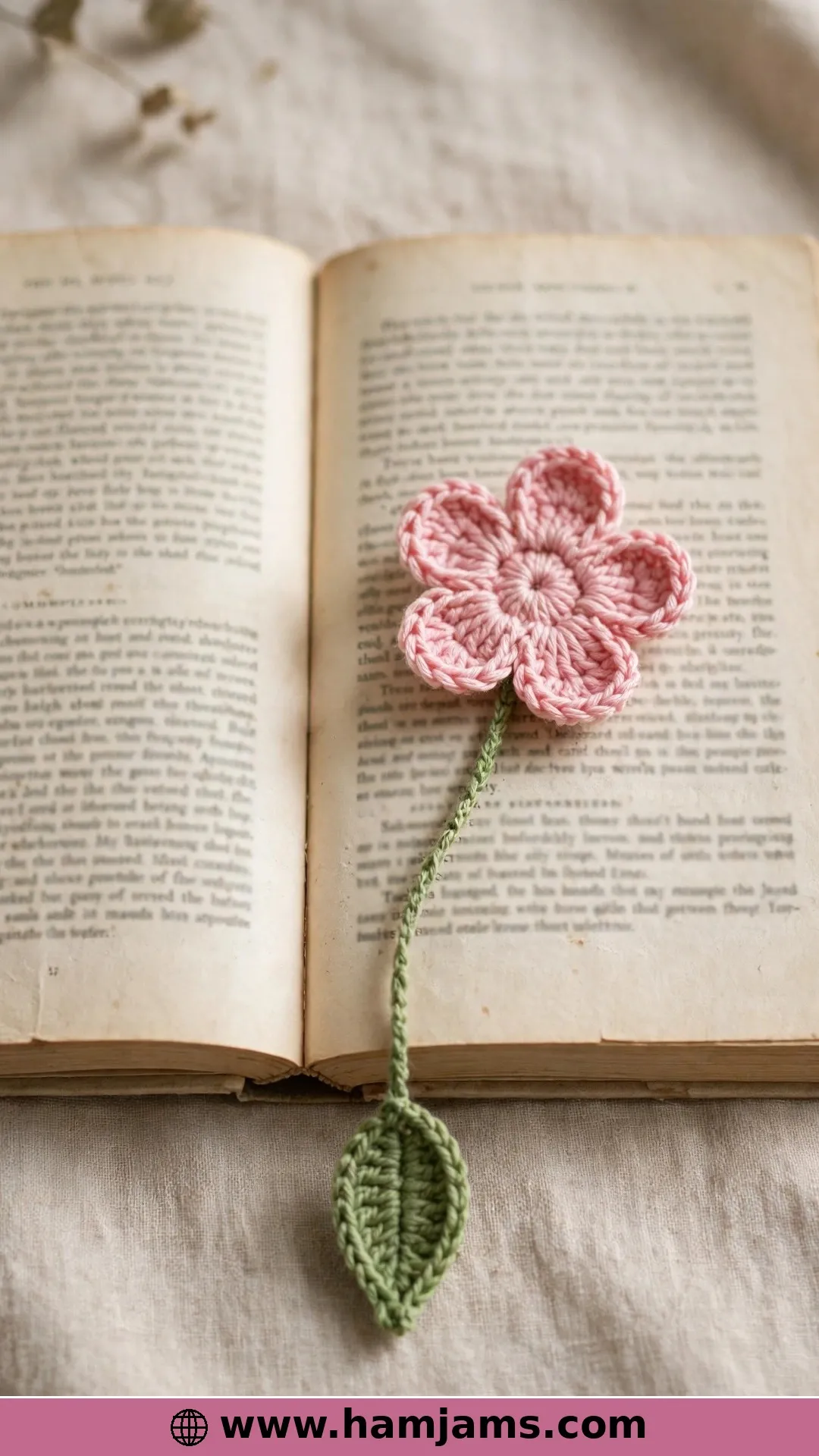 Five Petals and a Dangling Leaf