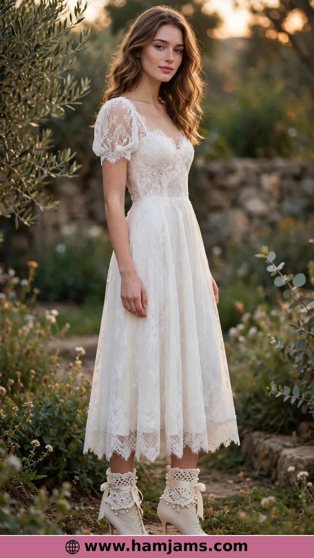 Thread Lace, Ribbons and Tiny Pearls