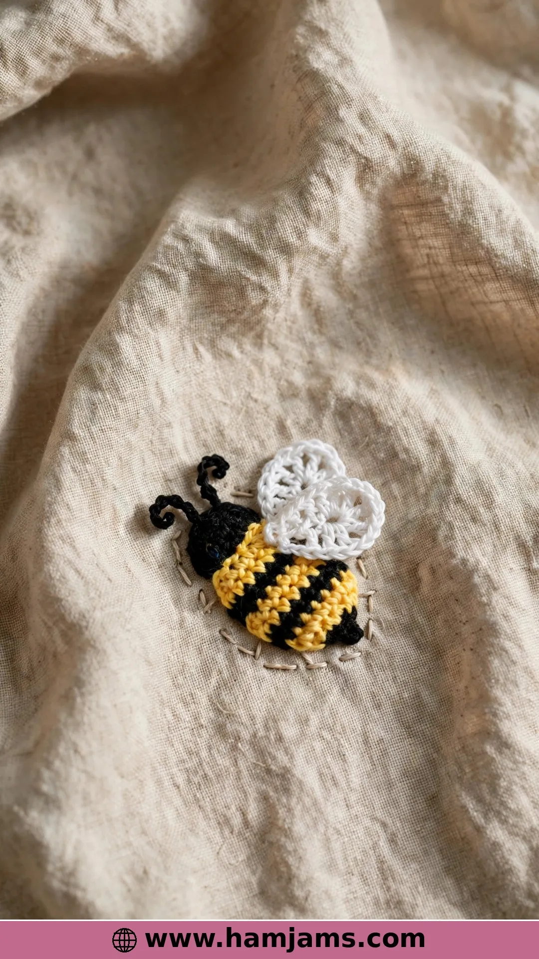 A Sweet Bee Appliqué for Any Project