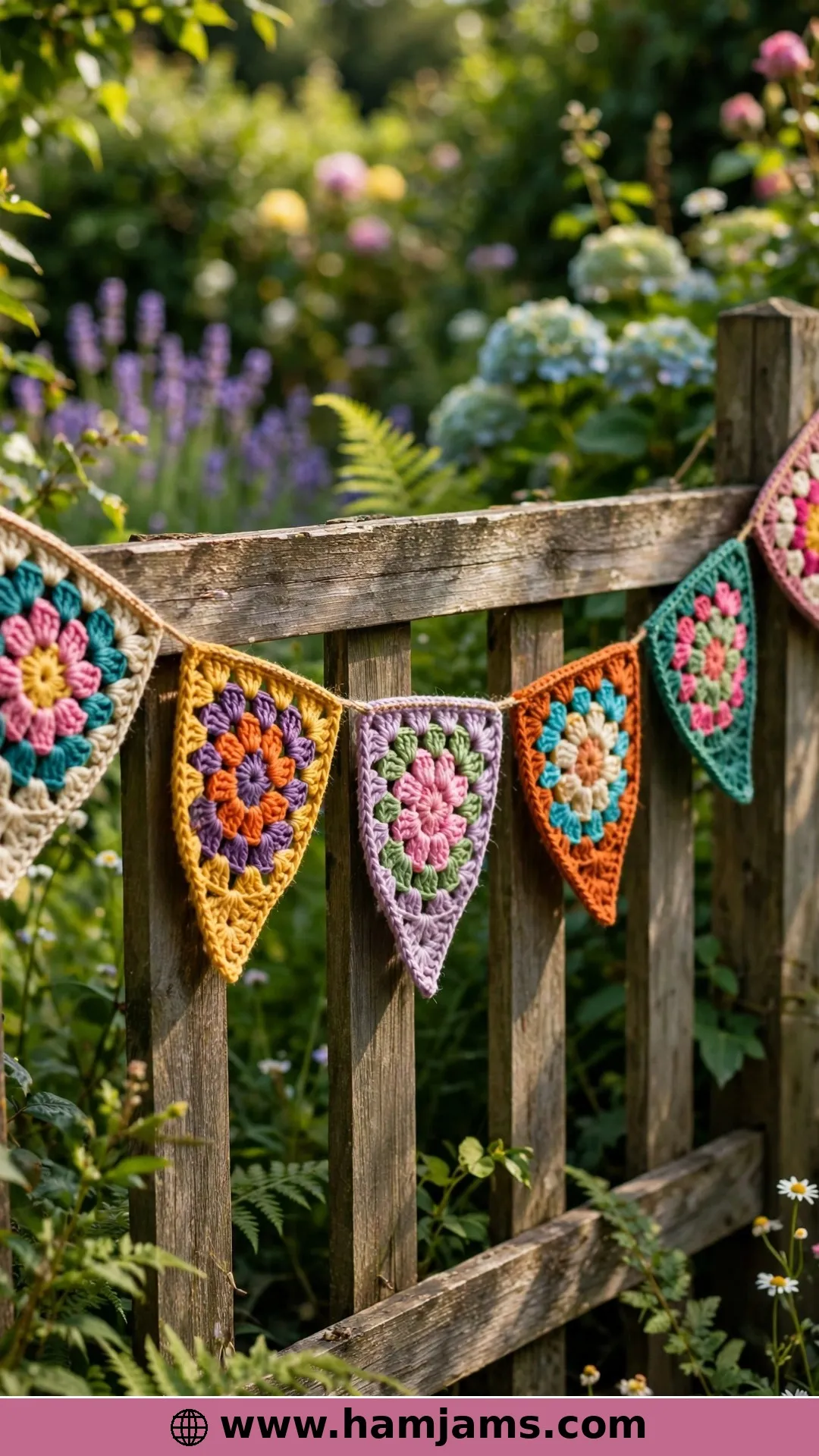 Rett's Hippie Flower Triangles