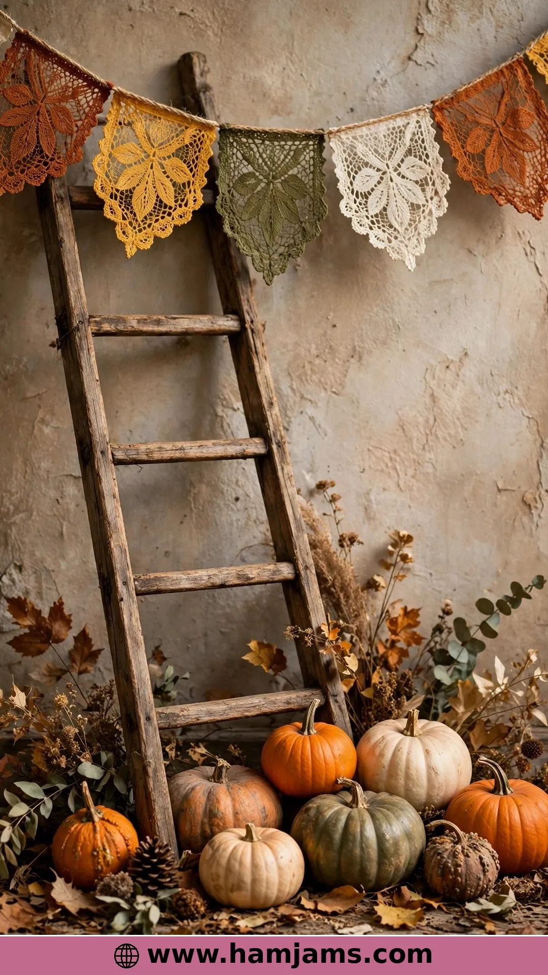 Half-Circle Bunting for Autumn