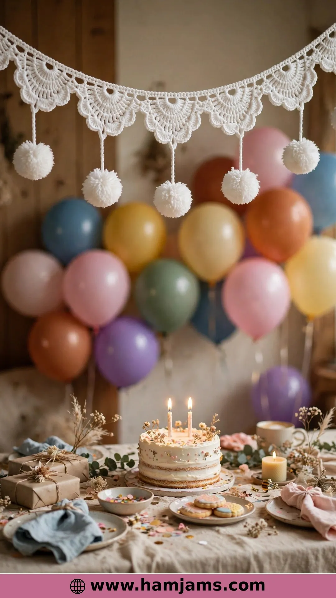 Scallops With Pom-Poms for Party Day