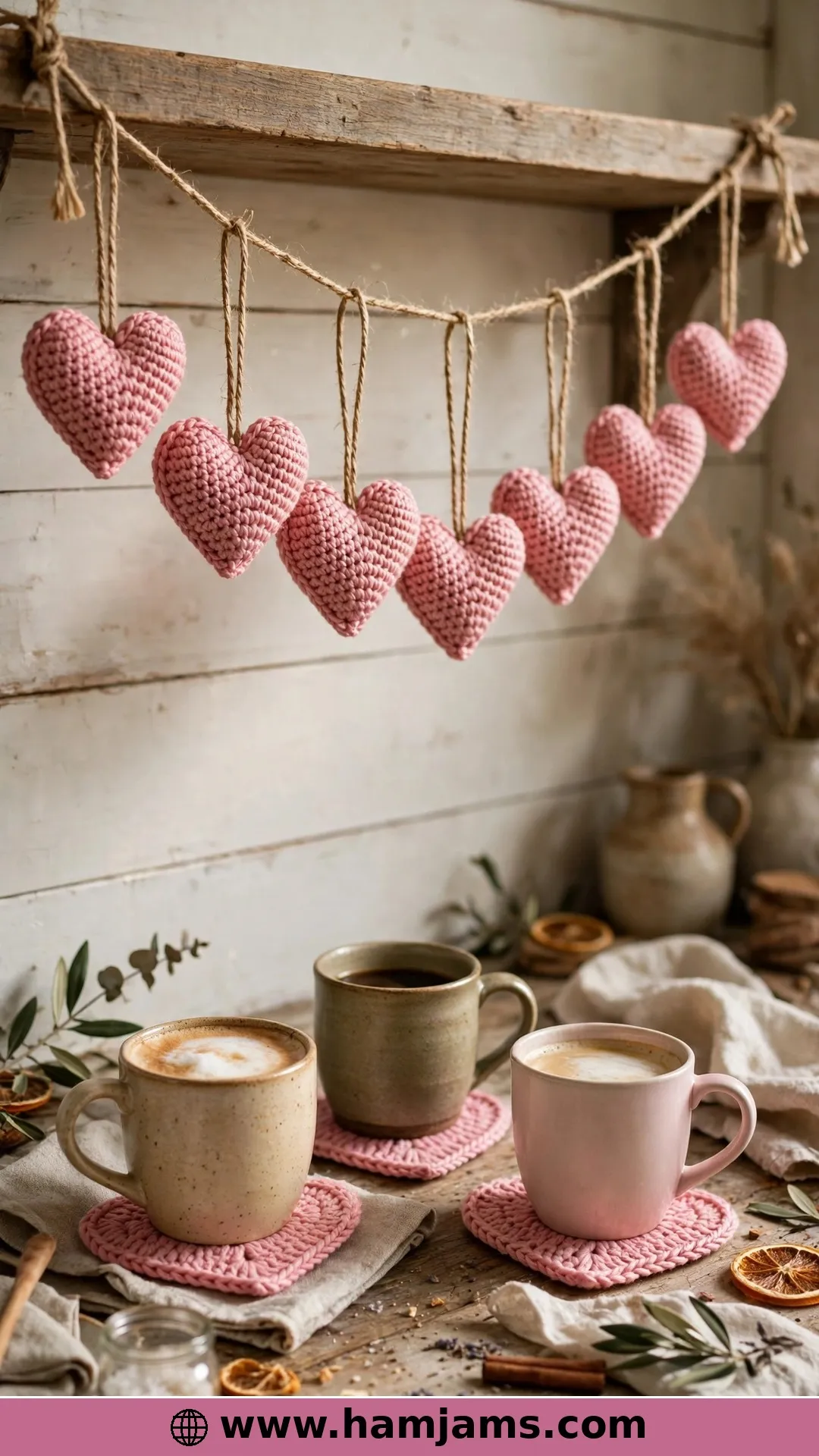 Hearts That Double as Coasters