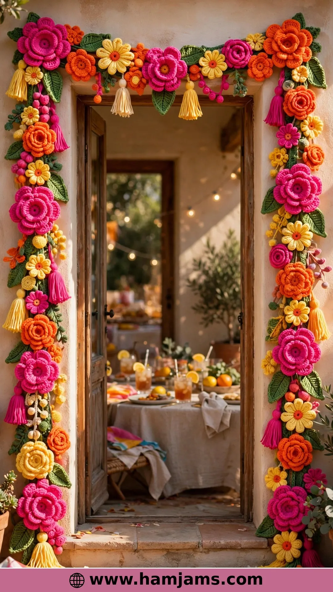 A Floral Fiesta Nearly Eight Feet Long