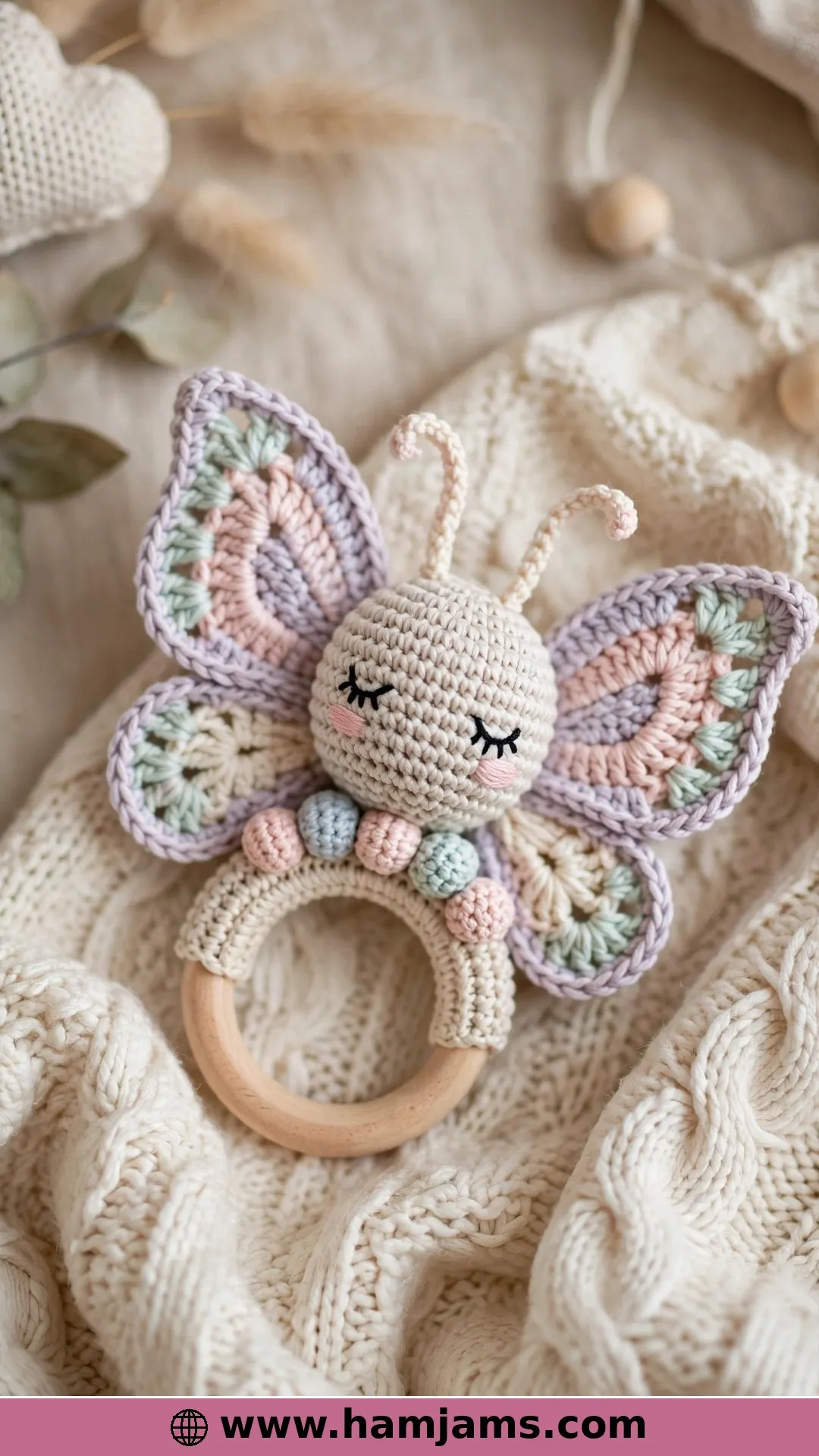 Bella, the Baby Rattle Butterfly