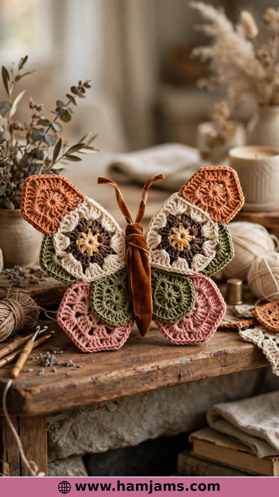 The Granny Hexagon Butterfly