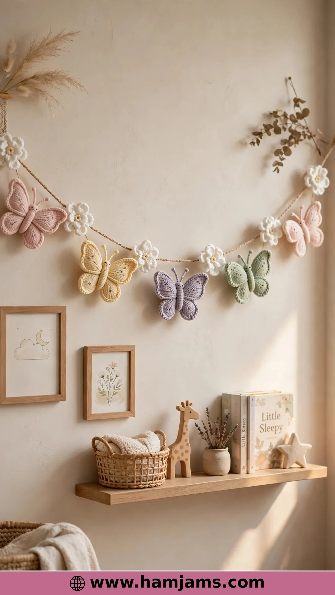 A Garland of Butterflies and Blooms