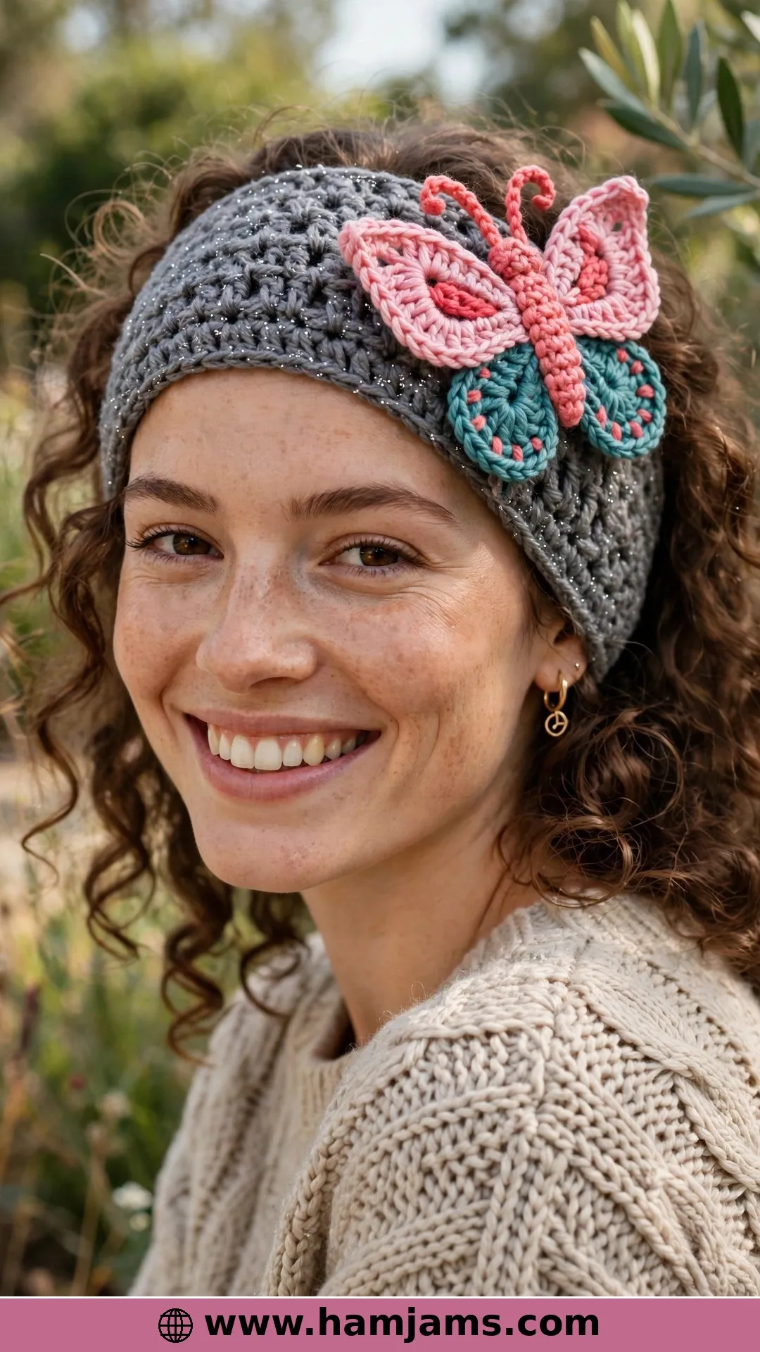 The Sparkly Butterfly Headband